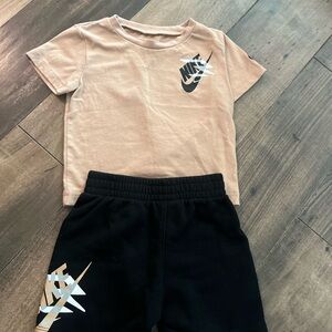 Nike Tan and Black Kids Outfit
